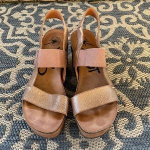 OTBT bronze wedges. Size 10. Excellent condition!